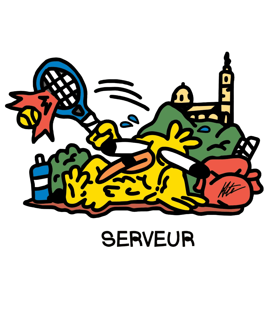 Marseille en jeu femme vue logo